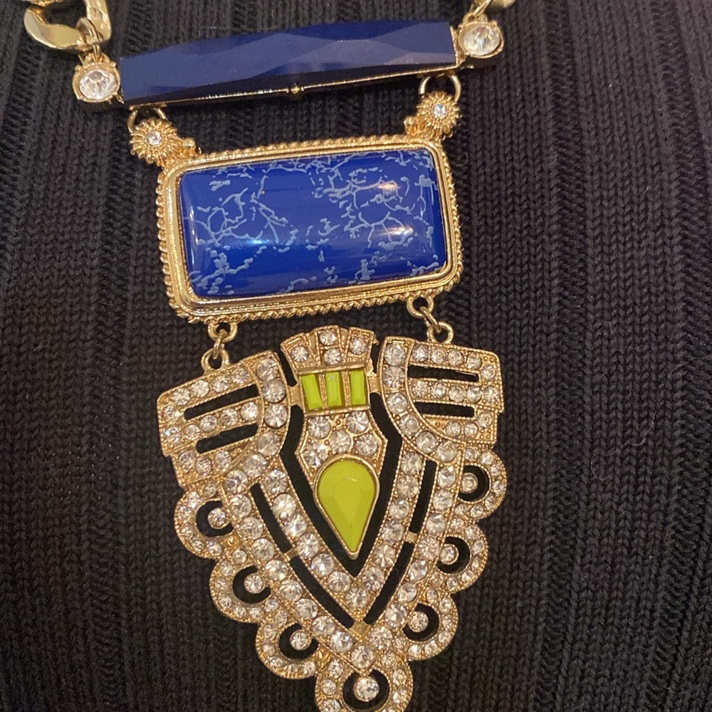 Lapis Statement Necklace - image 2